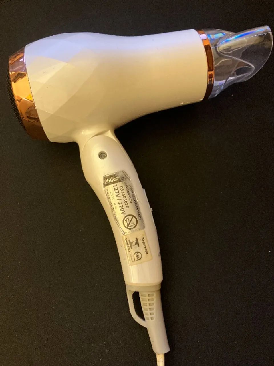 Secador de Cabelos de viagem Philco Travel Diamond Bivolt - Foto 6