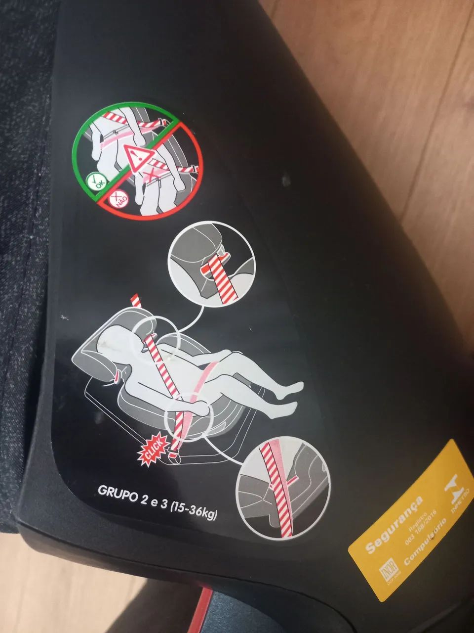 Cadeirinha infantil isofix mais assento elevado  - Foto 2