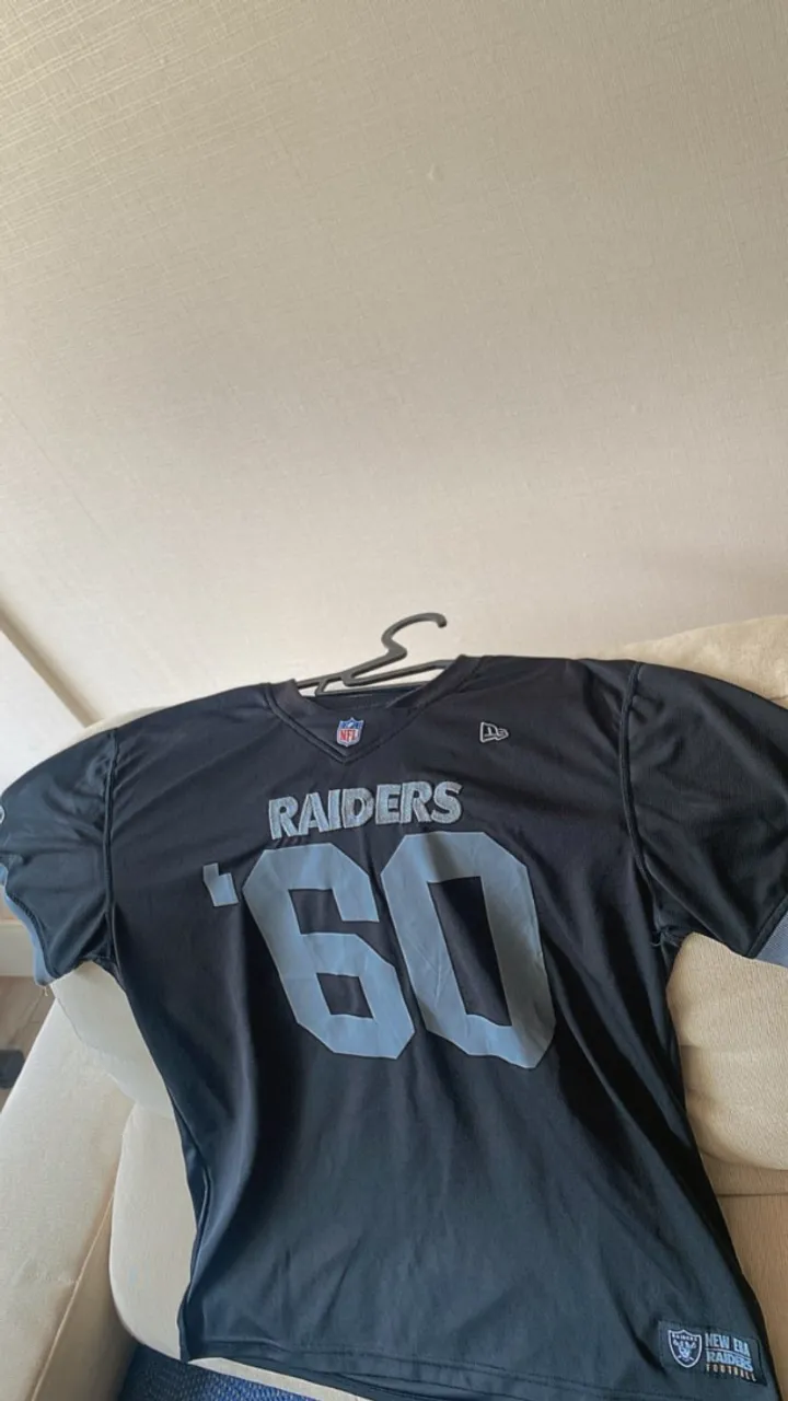Camiseta Jersey NFL Las Vegas Raiders Core Manga Curta Preta
