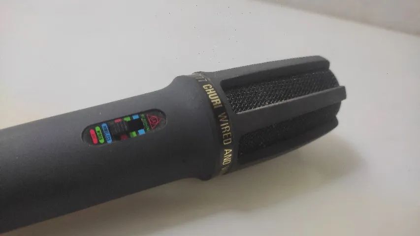 microfone profissional sem fio churi wireless  wm-777 - Foto 4