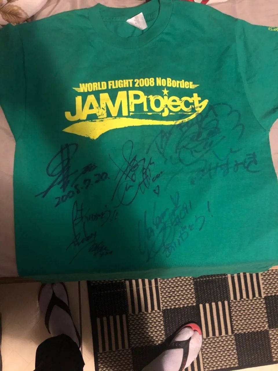 Camiseta JAM Project World Flight 2008 08061380Autografada