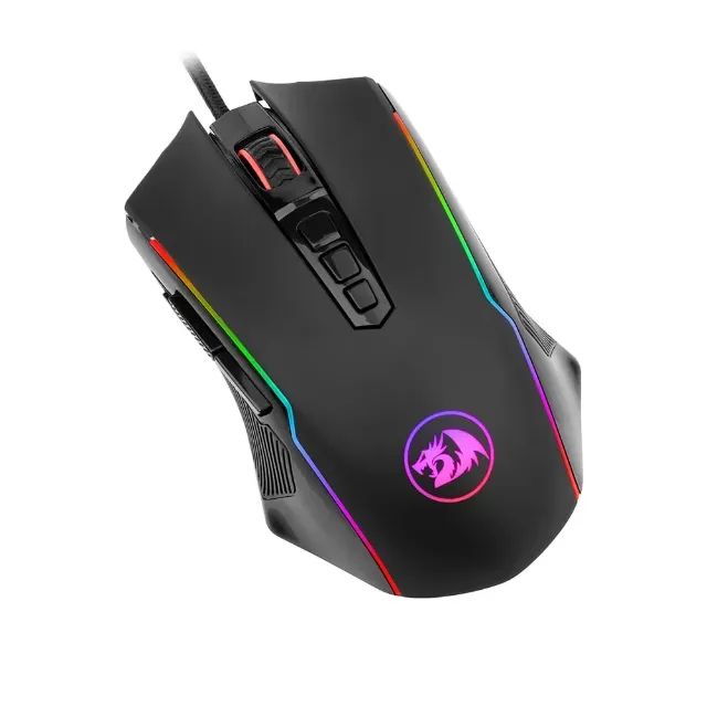 Mouse Gamer Redragon Ranger RGB - NOVO, 12400DPI, 9 botões programaveis - Foto 2