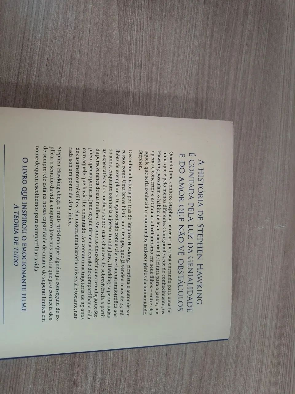 A TEORIA DE TUDO por Jane Hawking - Foto 2