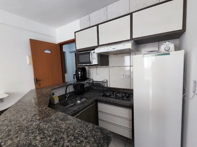 Flat confortável piscina termal - equipado e mobiliado - mensal ou diária