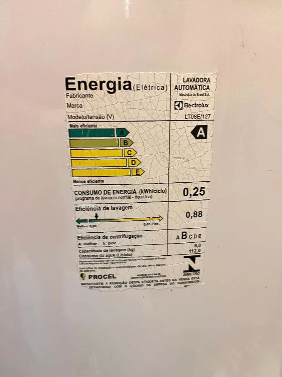Máquina de Lavar Electrolux 8kg - Foto 4