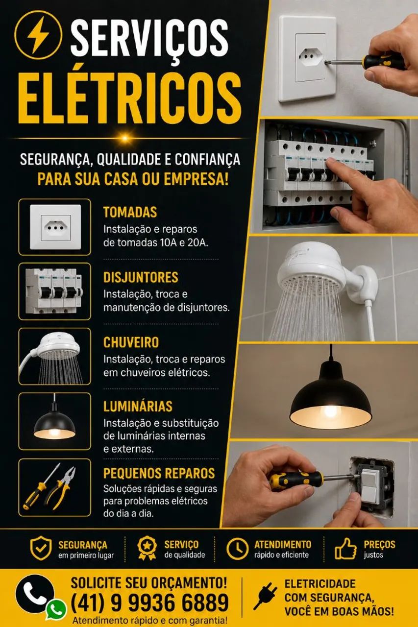 Serviços elétricos/Eletrecista