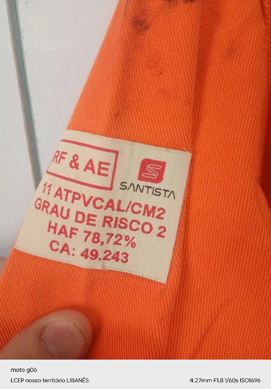 Fardamento EPI RISCO 2 - Foto 3