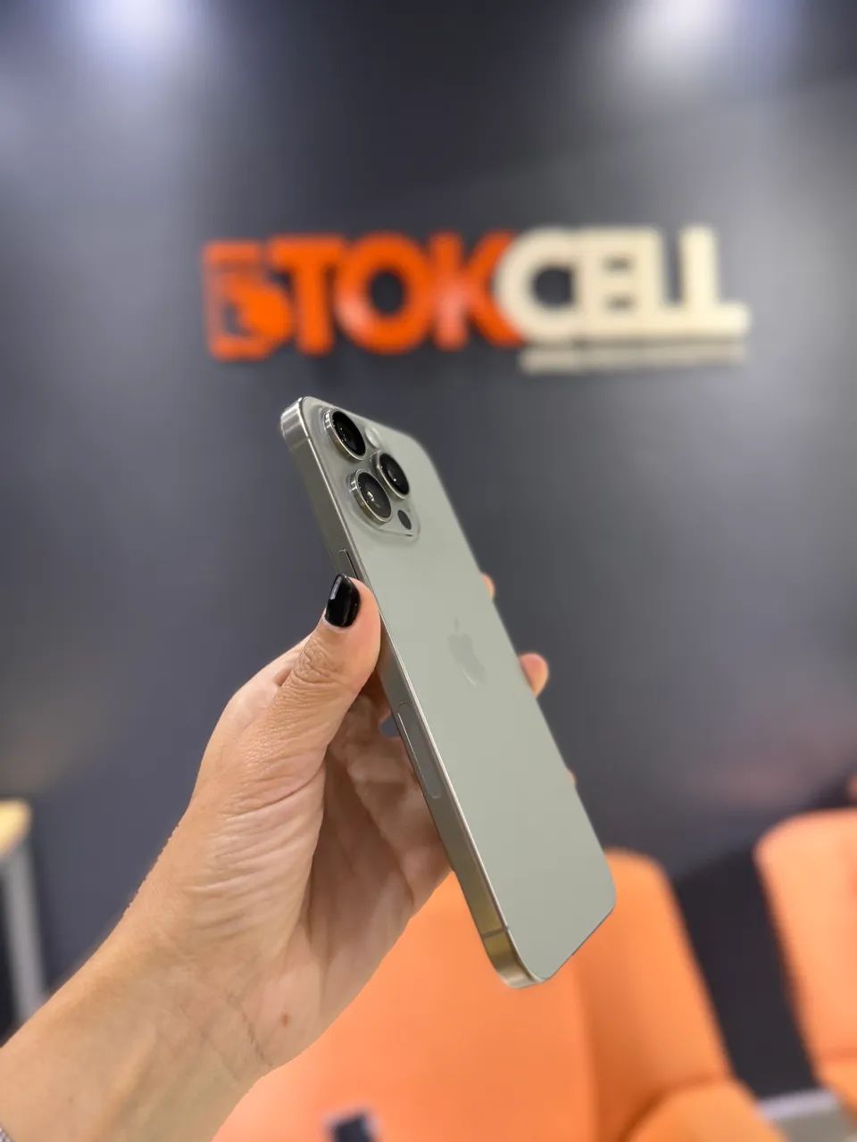 Iphone 15 Pro Max 256GB Natural Face ID OFF Seminovo Garantia