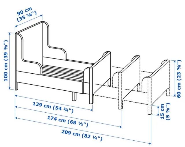 Cama Infantil Retrátil IKEA - Foto 3