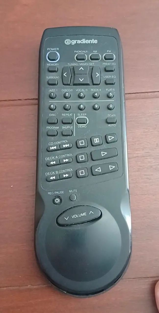 CONTROLE REMOTO GRADIENTE  SOM 