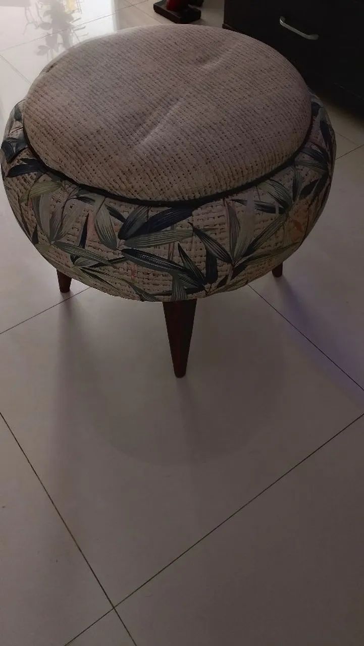 Puf decorativo sem defeito  - Foto 2