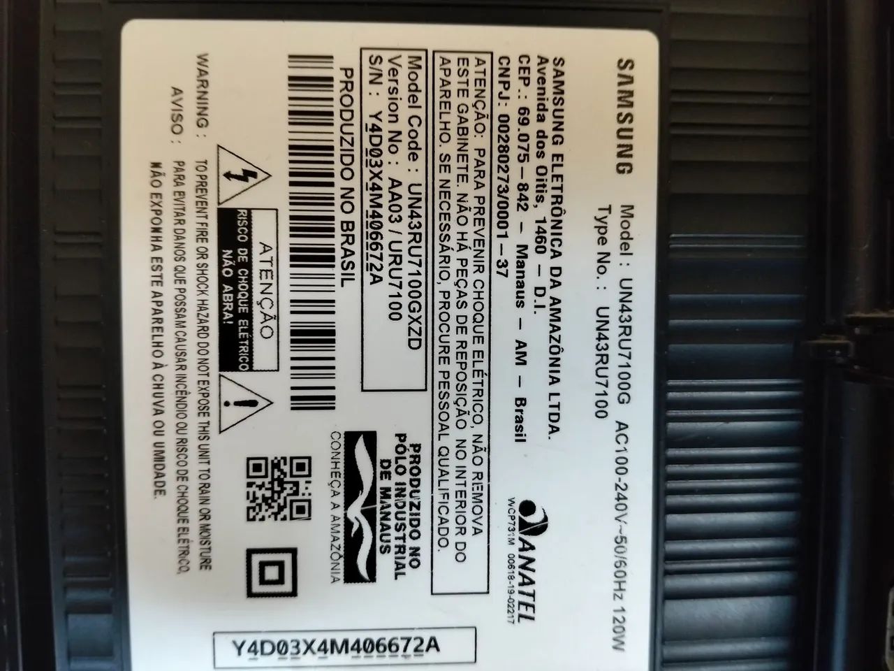 Smartv Samsung 43 polegadas 4k - Foto 4