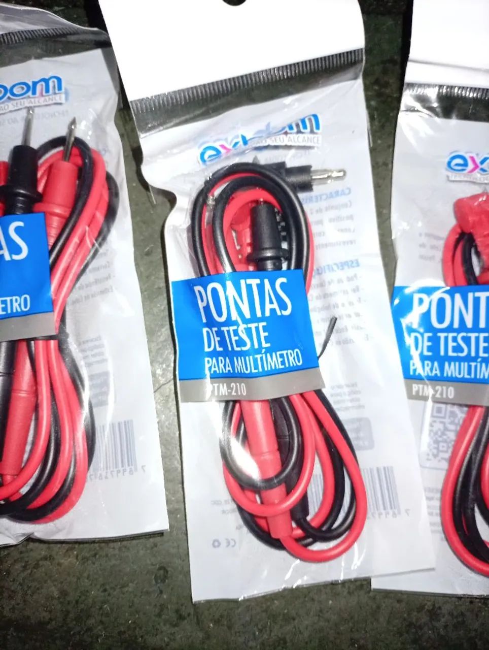 Kit 2 Pontas de teste para multímetro. - Foto 3