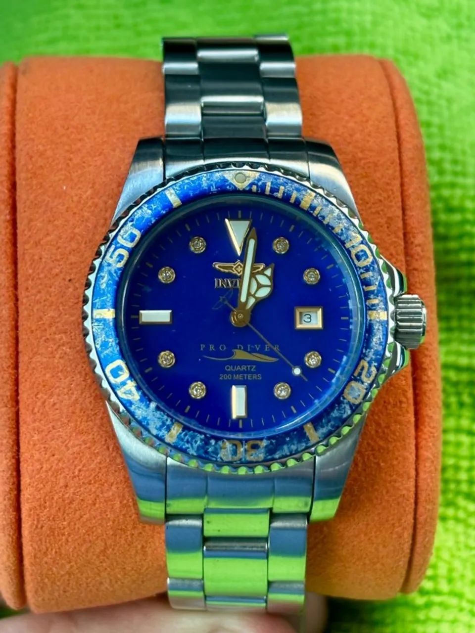 Relógio Invicta Pro Diver 38mm Submariner Original à Bateria 