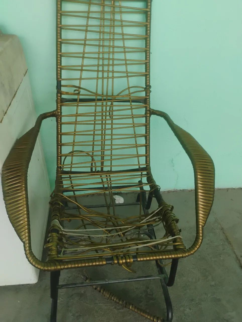 Cadeira de balanço, da pra restaurar 