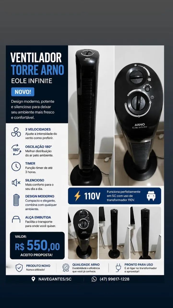 Ventilador Arno 