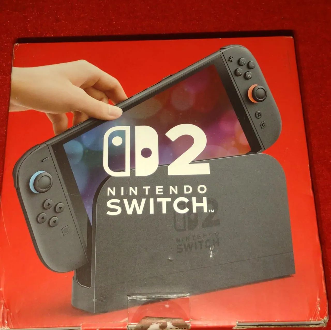 Caixa de Nintendo Switch 2 + berço - Foto 2