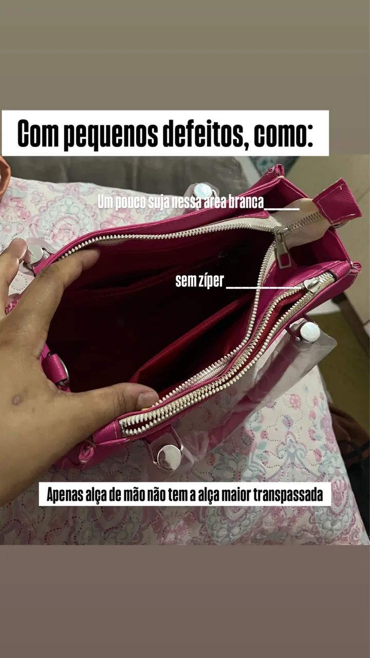 Bolsa Santa Lolla pink rosa - Foto 2