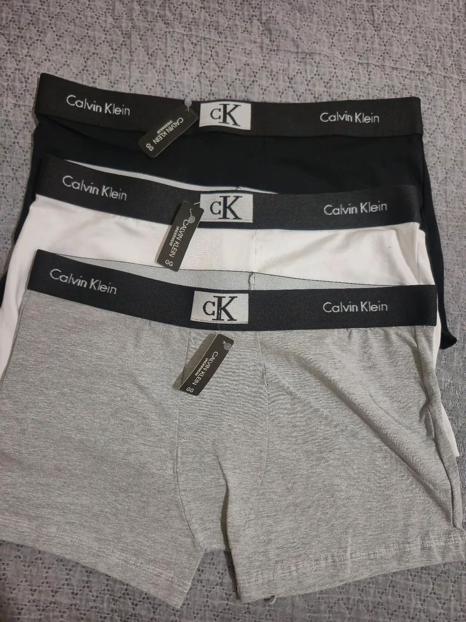 CUECA BOX CALVIN KLEIN GG - KIT 3 CUECAS ORIGINAL  - Foto 3
