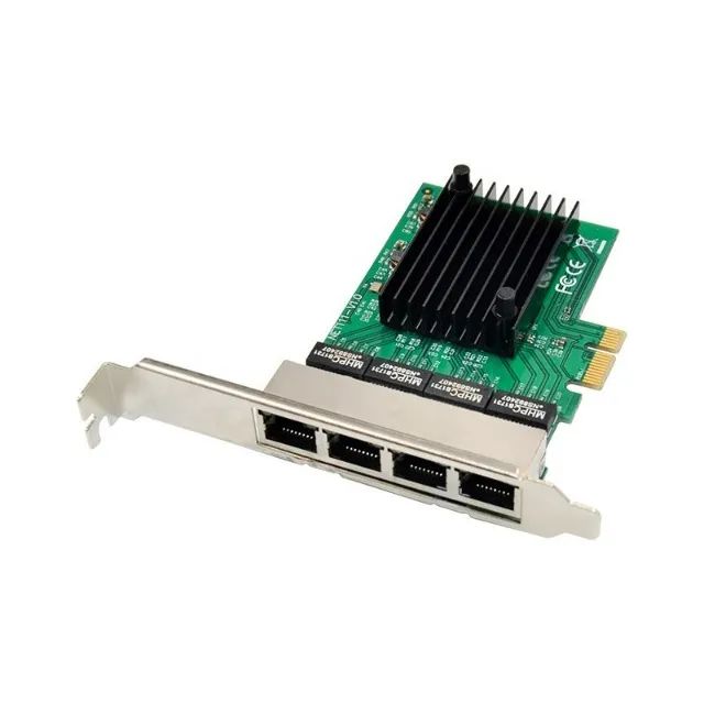 Placa de rede 4x 1Gb PCIe x1  - Foto 4