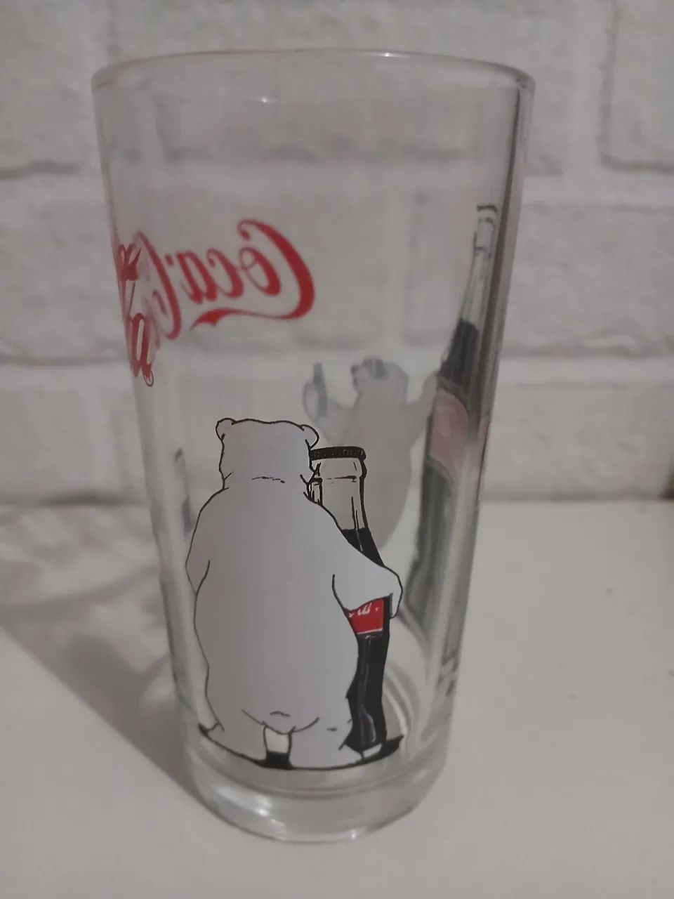 Raro Copo Coca de vidro ursinhos anos 90