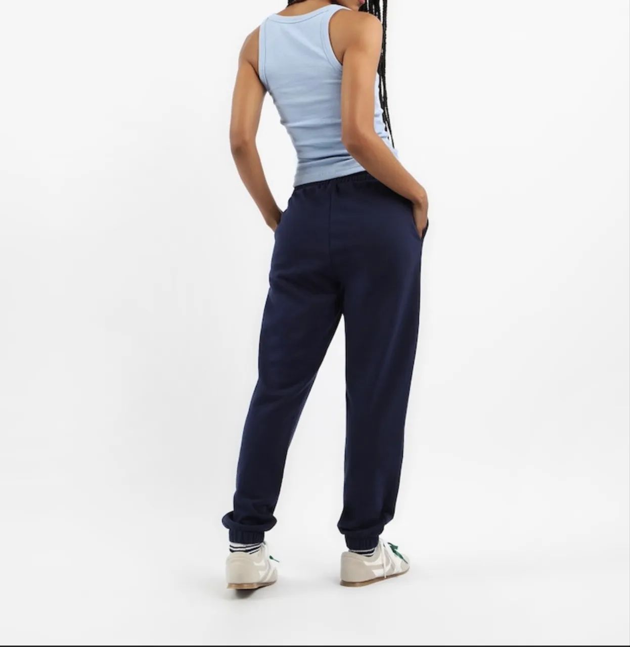 Calça de moletom azul  - Foto 3