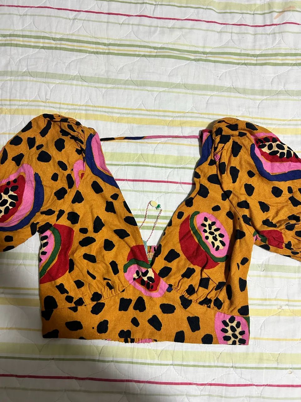 Vendo cropped farm em linho