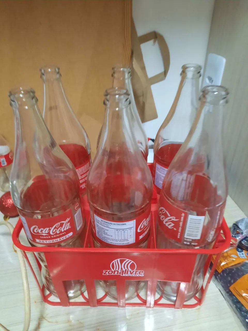 Cesto plastico para 6 litros de coca-cola - Foto 2