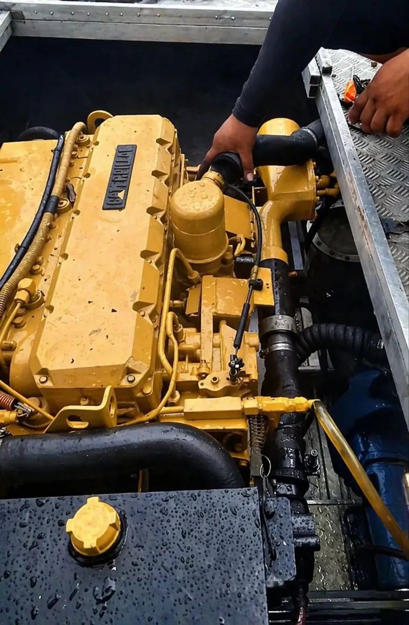 Motor Caterpillar 360hp  funcionando perfeitamente  - Foto 2