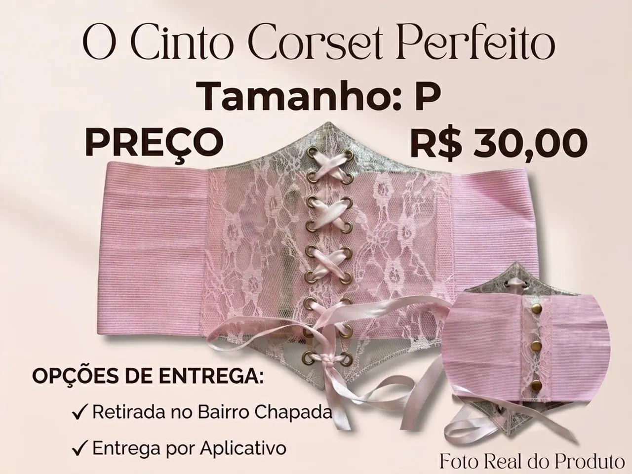 Cinto corset 