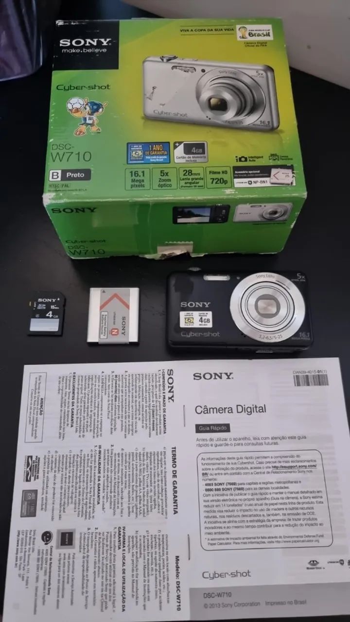 Câmera Digital Sony DSC-W710 - Compacta, Prática e de Alta Qualidade! - Foto 2