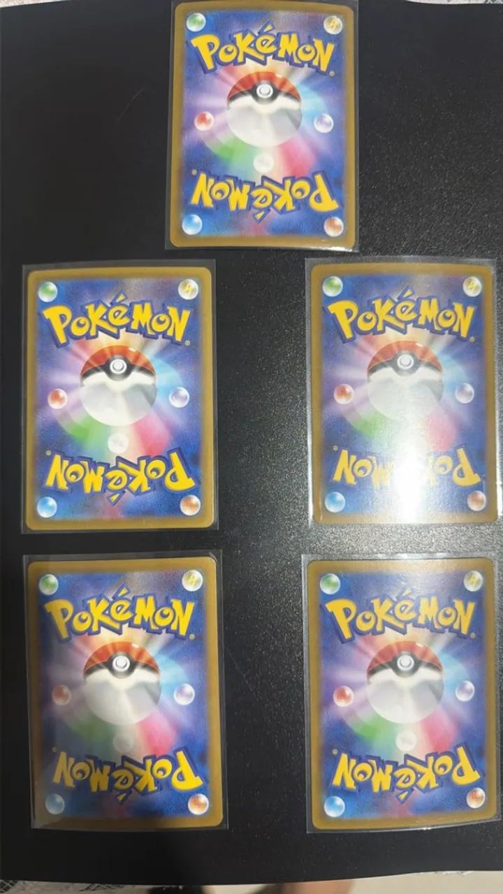 5 cartas Pokémon evoluções prismáticas. - Foto 2
