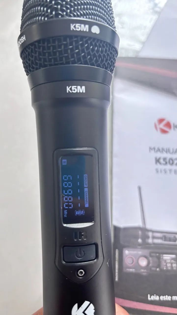Microfone sem fio kadosh k502 - Foto 3