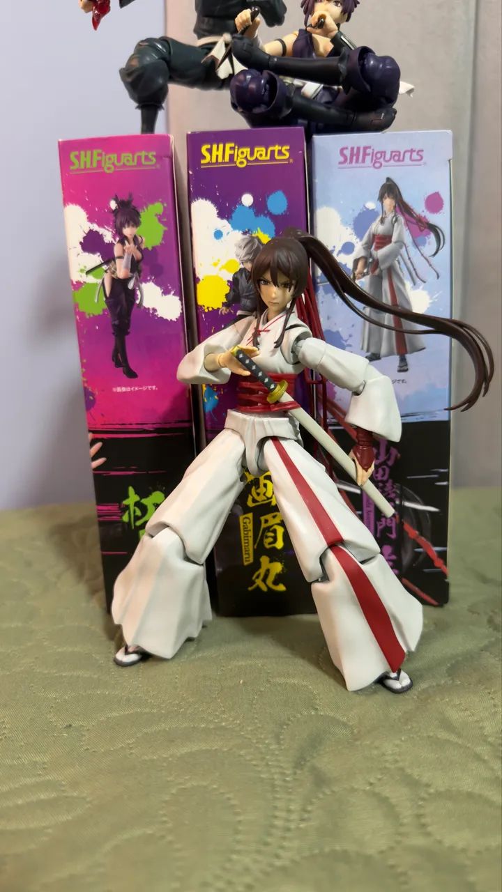 SH Figuarts Hells Paradise - Gabimaru, Yuzuriha e Sagiri - Foto 3