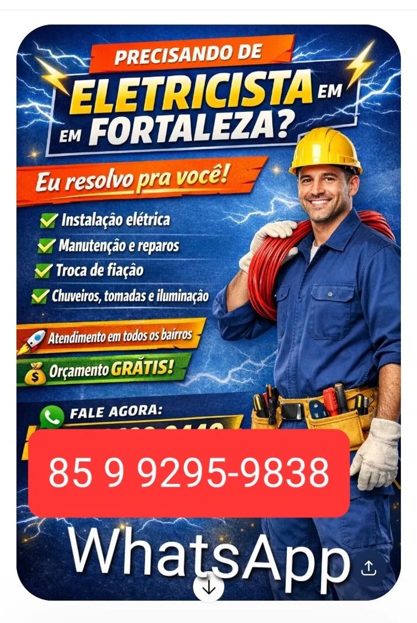 Eletricista serviços com garantia de 3 meses