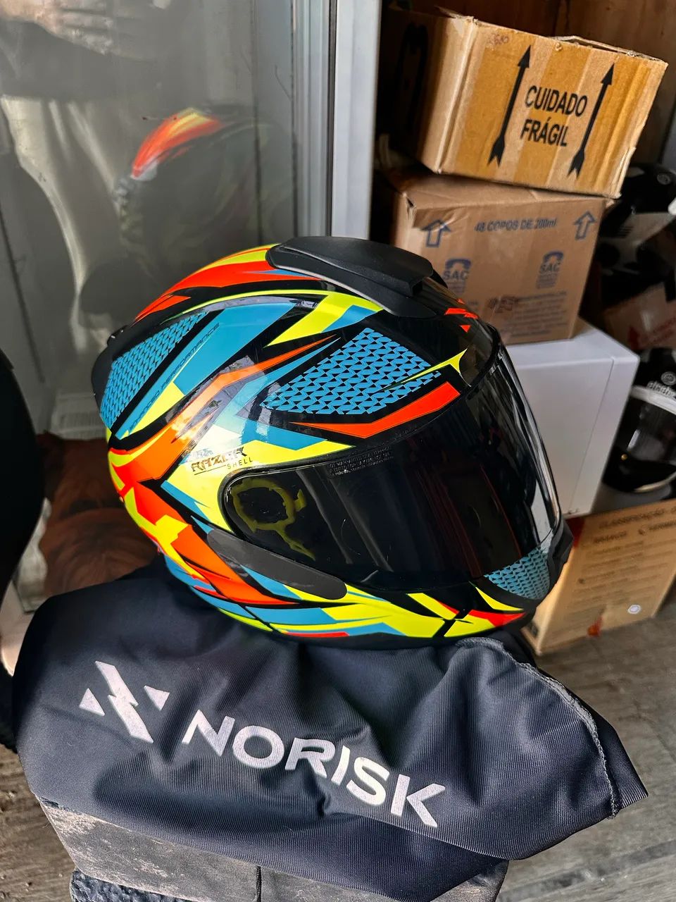 Capacete Norisk Razor - Peças para motos - Campeche, Florianópolis