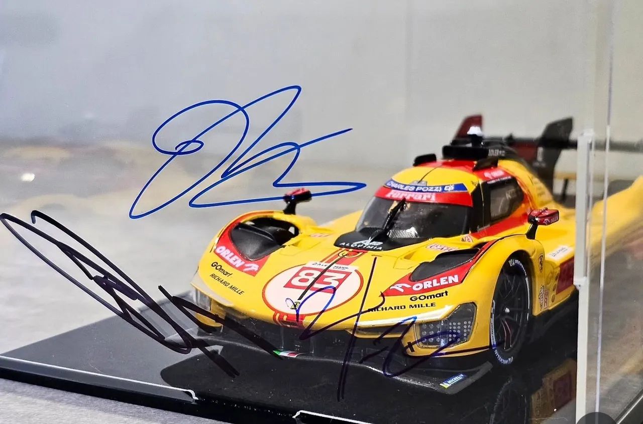Ferrari 499p - 2024, 1:24 - Autografada (Kubica, Shwartzman e Y.Ye