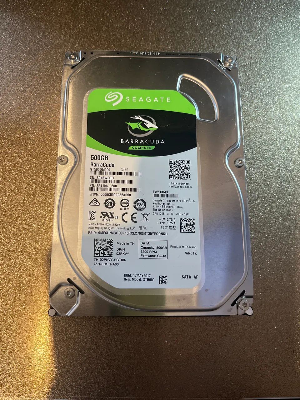 HD 500g Seagate 