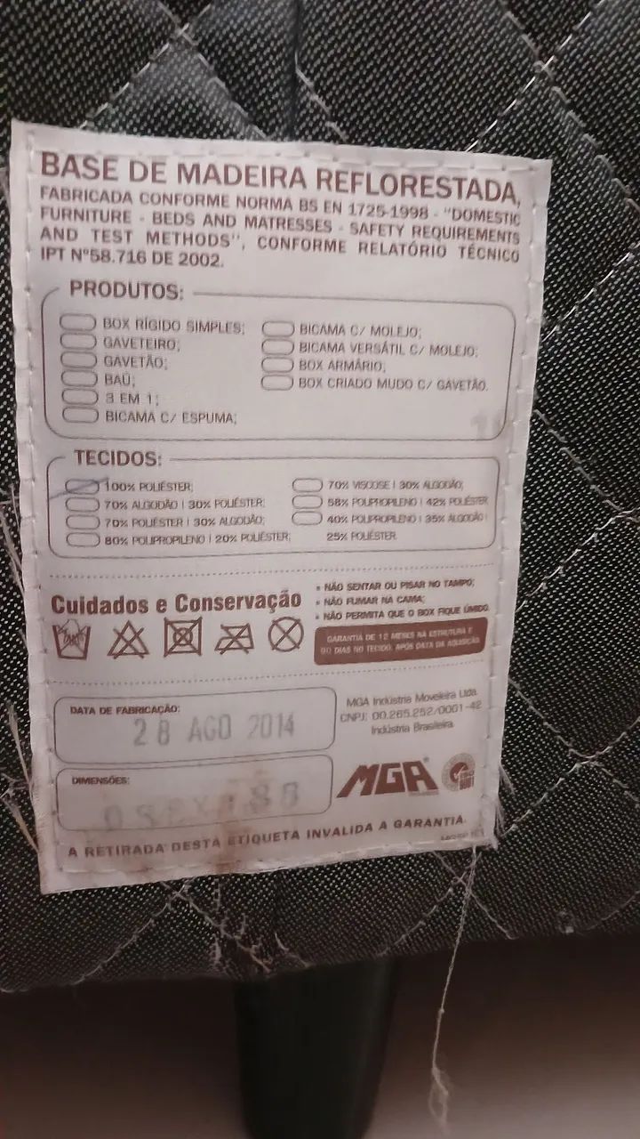 Cama Box Baú Solteiro + Colchão - Foto 4