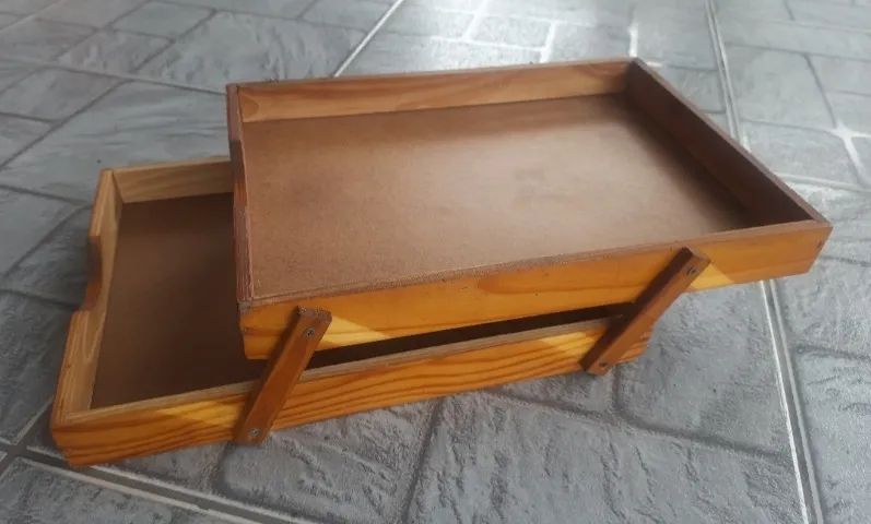 Porta-documentos antigo de mesa antiguidade - Foto 2