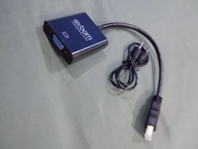 Cabo Adaptador/Conversor HDMI para VGA  - Foto 5