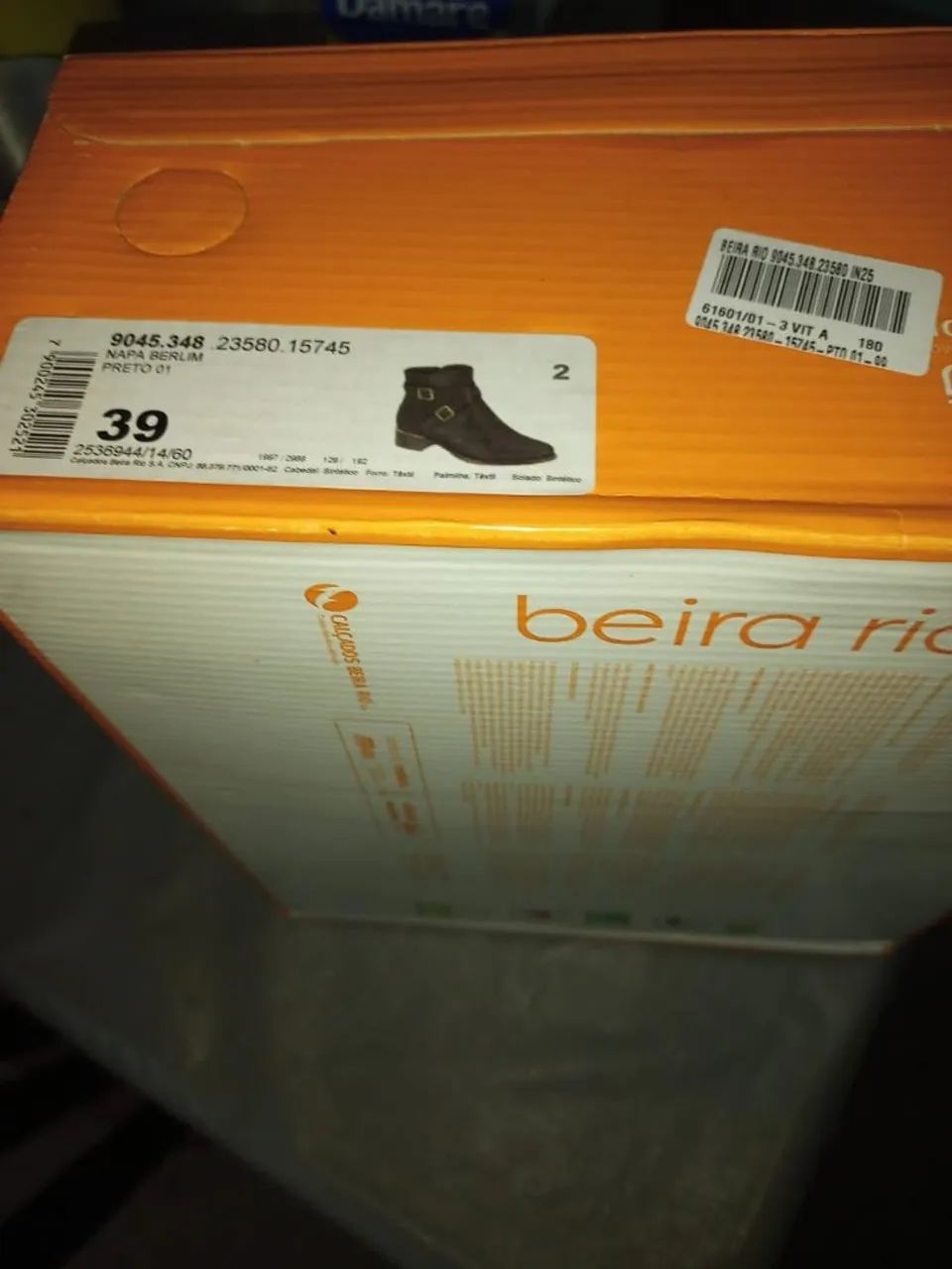 Bota preta cano baixo  n° 39 - Foto 4