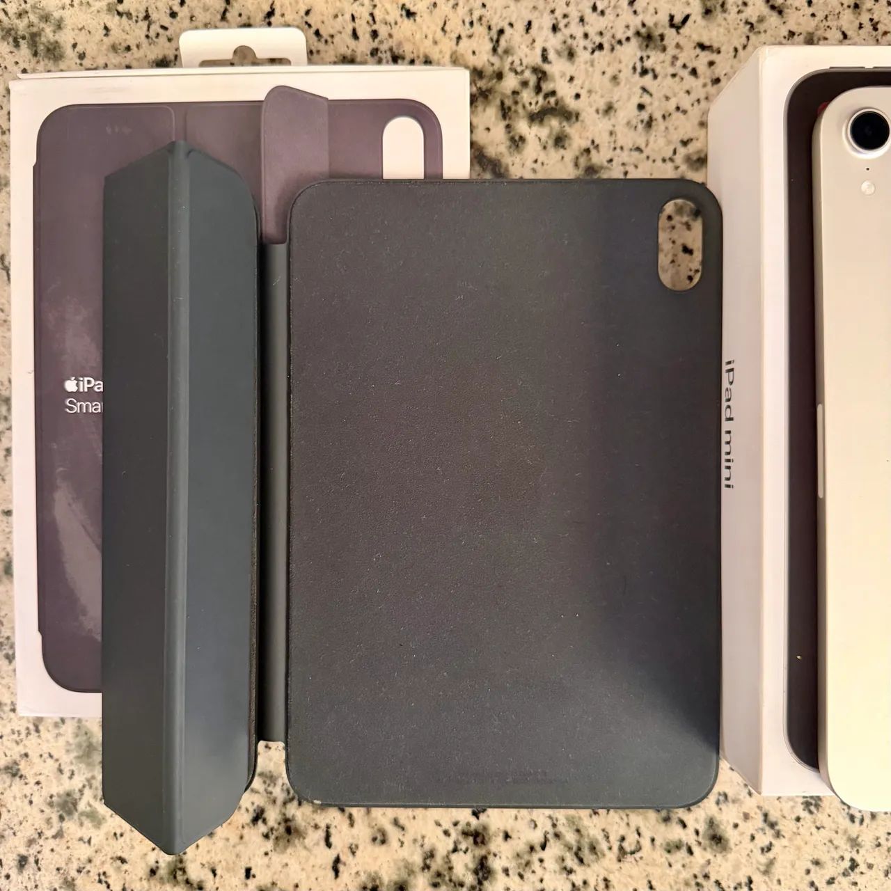 IPAD MINI 7 COM SMART FOLIO ORIGINAL PRATA ESTELAR 128GB - Foto 5