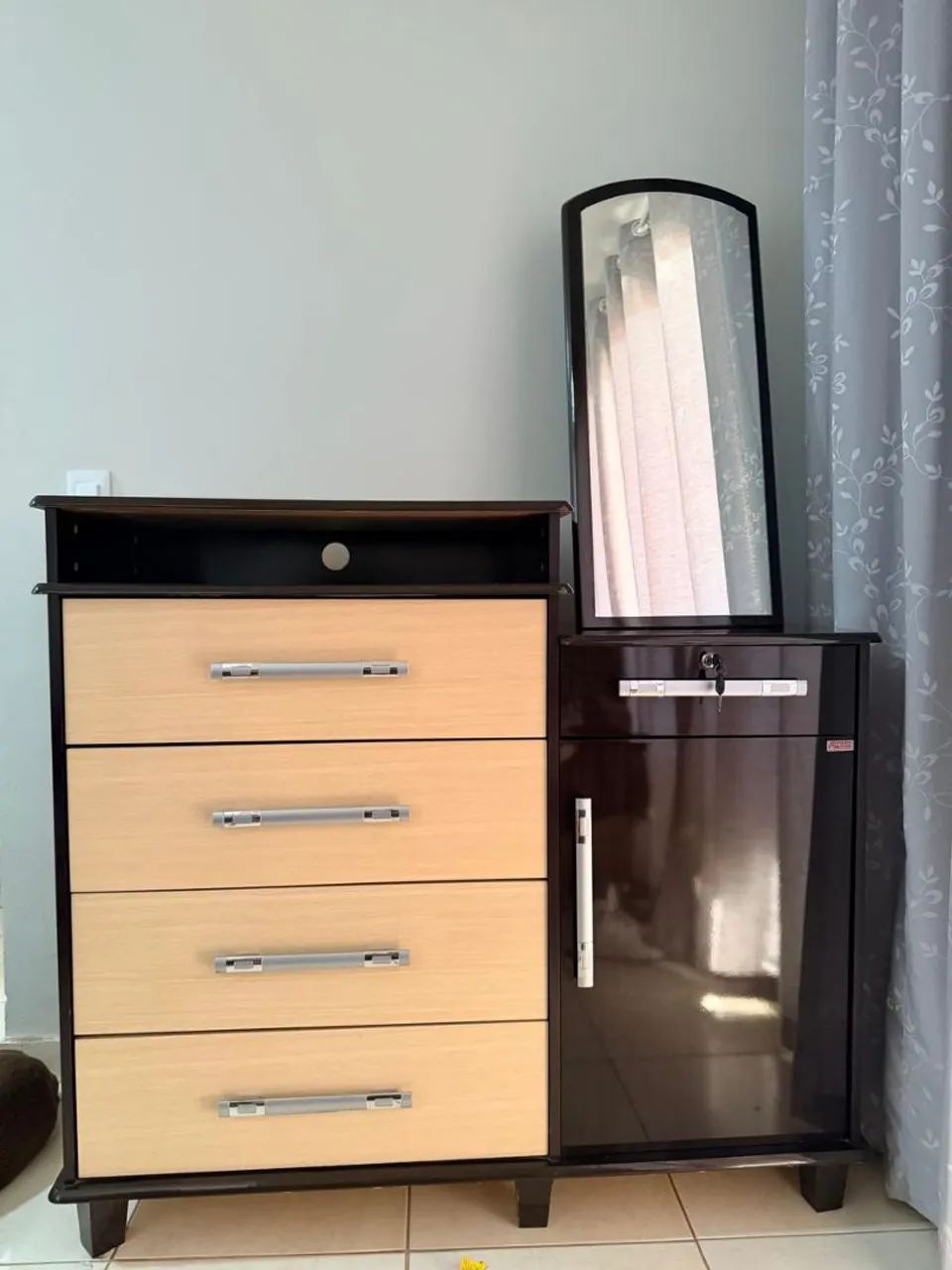 Cômoda com sapateira e espelho - Foto 2