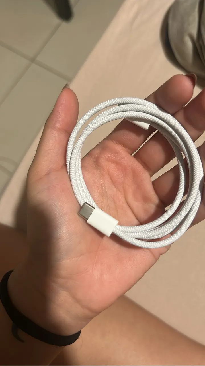 Carregador iphone original USB-C 1 M