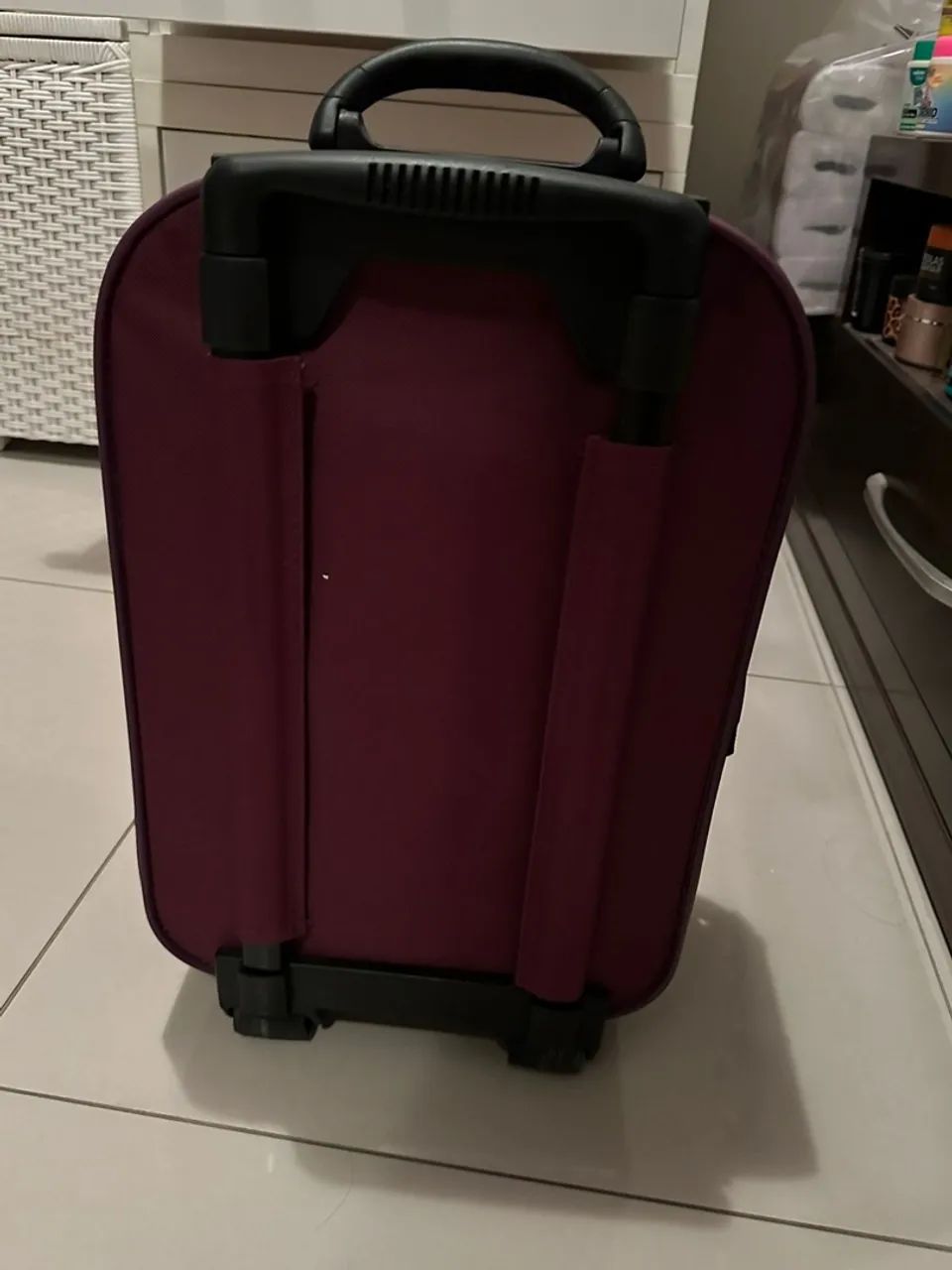 Mala de bordo vinho - Foto 4
