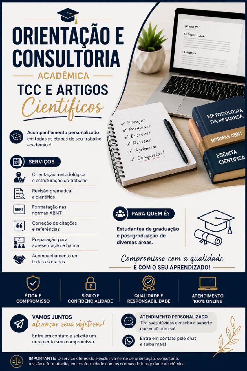 Orientação, Consultoria e Revisão para TCC e Artigos Científicos