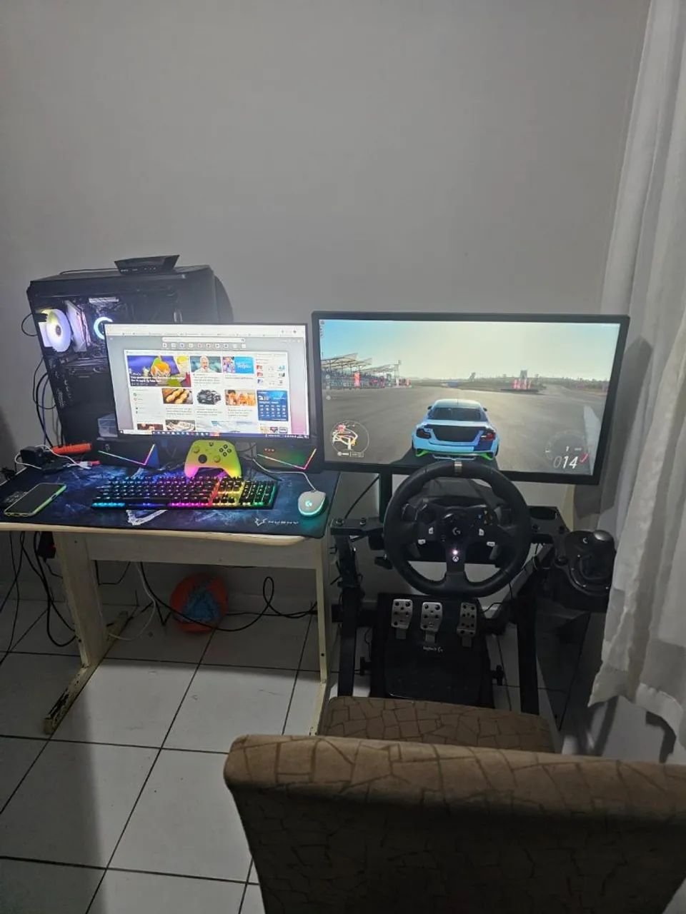 Volante logitech 920 com cockpit completo <br>.<br>.<br>.olante logitech 920(.) com cockpit 