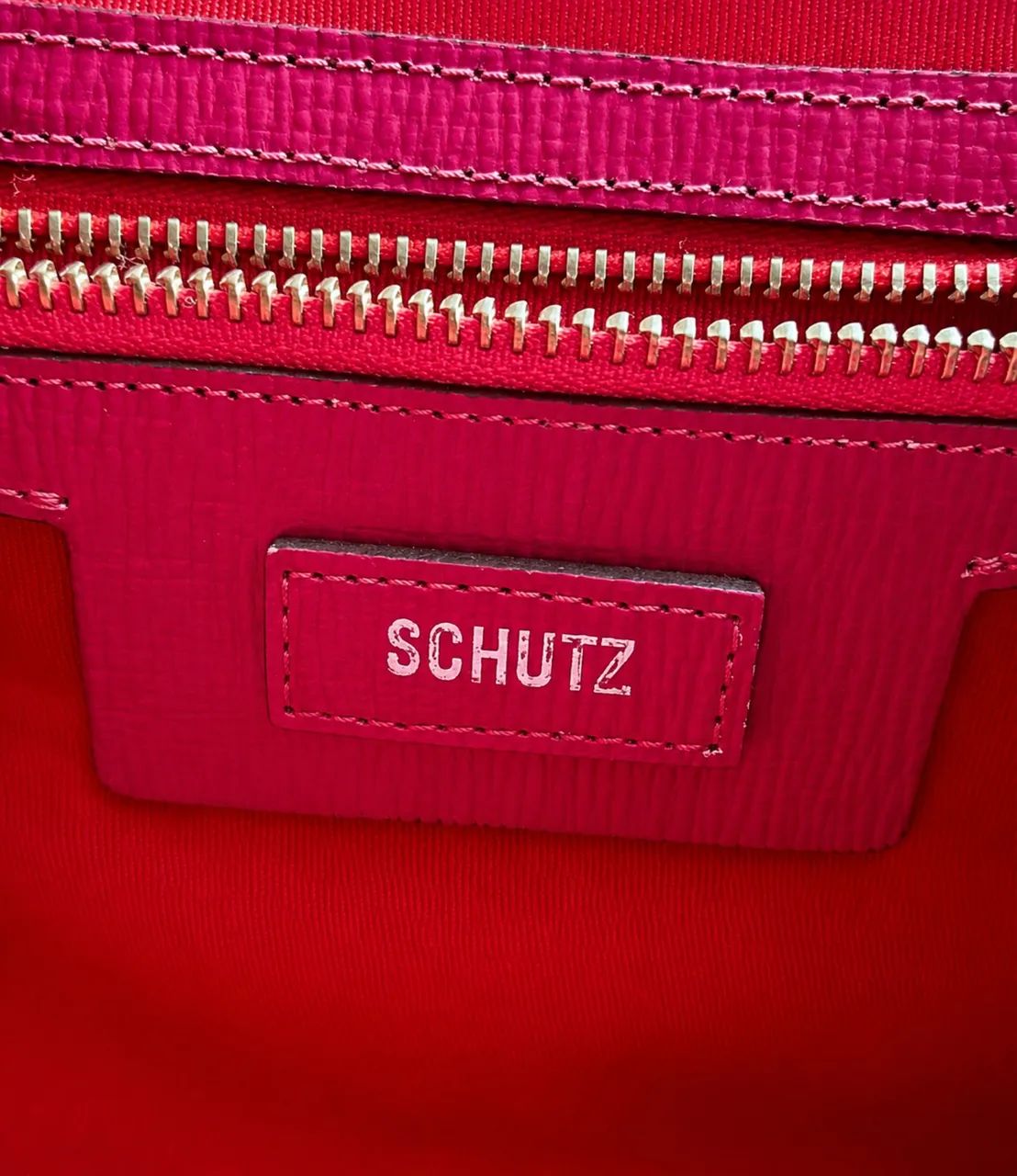 bolsa schutz lorena mini . cor pink. 100% couro.  - Foto 4