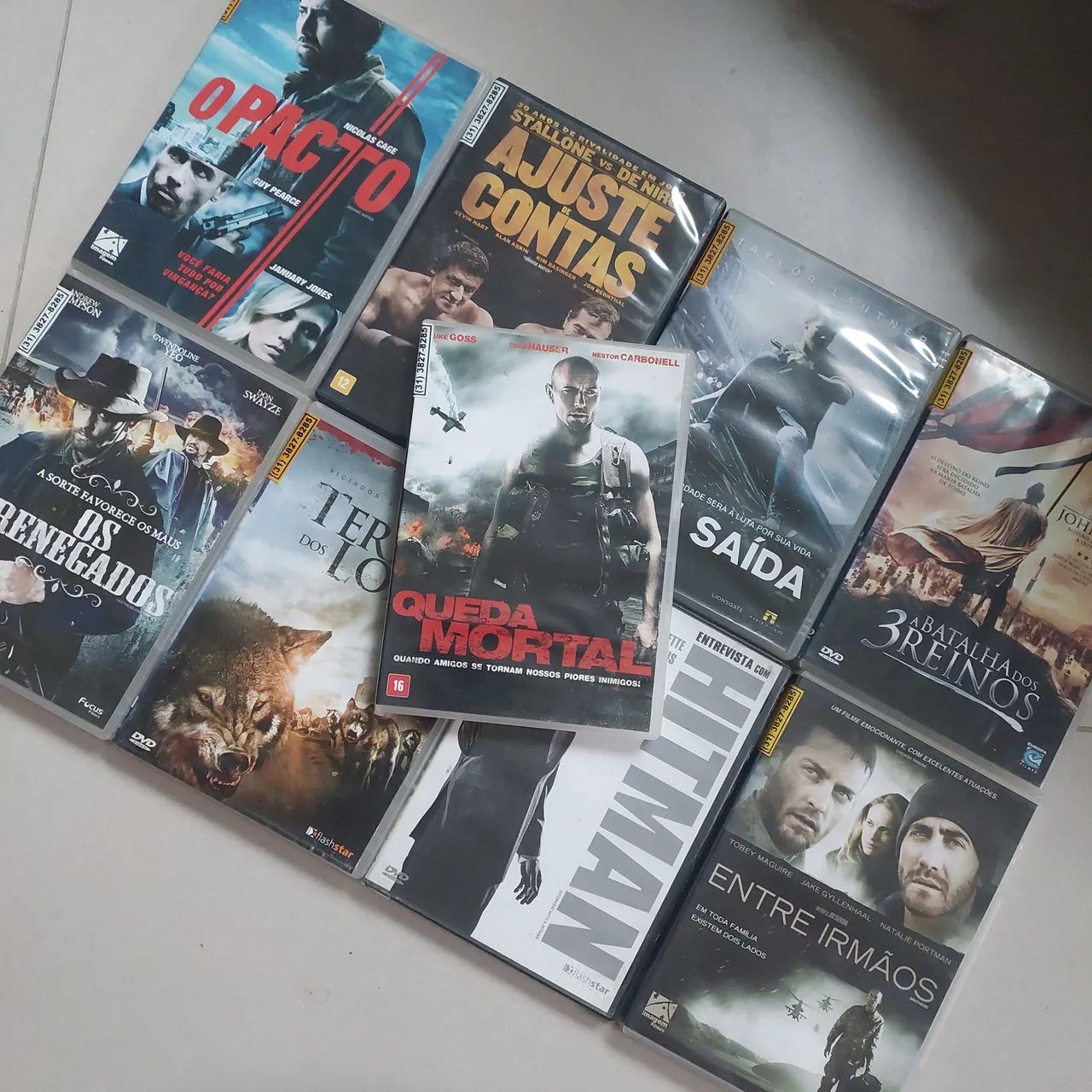 Lote 9 filmes 55 reais ou 10 cada - Foto 2